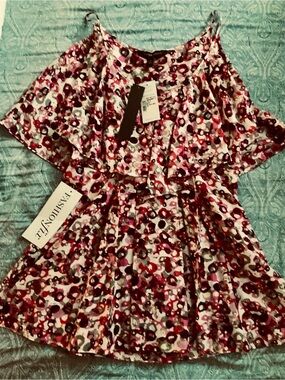 Cynthia Steffe Pink Floral Ruffle Sundress